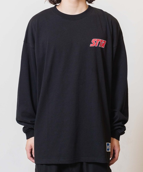 STARTER（スターター）の「∴WEGO/別注 STARTER BIGロンT（Tシャツ/カットソー・メンズ・ブラック/ホワイト・LARGE/MEDIUM）」の16枚目の写真