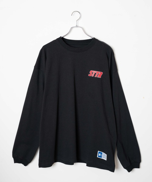 STARTER（スターター）の「∴WEGO/別注 STARTER BIGロンT（Tシャツ/カットソー・メンズ・ブラック/ホワイト・LARGE/MEDIUM）」の8枚目の写真