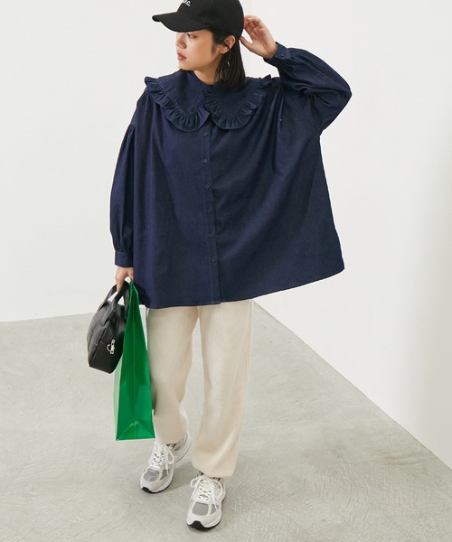 forksy.(フォルクシー)の「【forksy.】鬼ワッフルジョガーパンツ(その他パンツ・レディース・アイボリー/チャコール・FREE)」の16枚目の写真