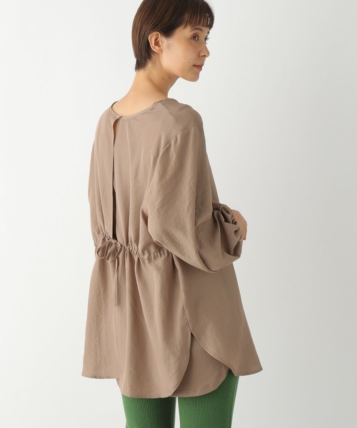 LEPSIM（レプシィム）の「2ピースセット2WAYデザインブラウス2　123409（シャツ/ブラウス・レディース・ブラック/ブラウン/オフホワイト・FREE）」の3枚目の写真