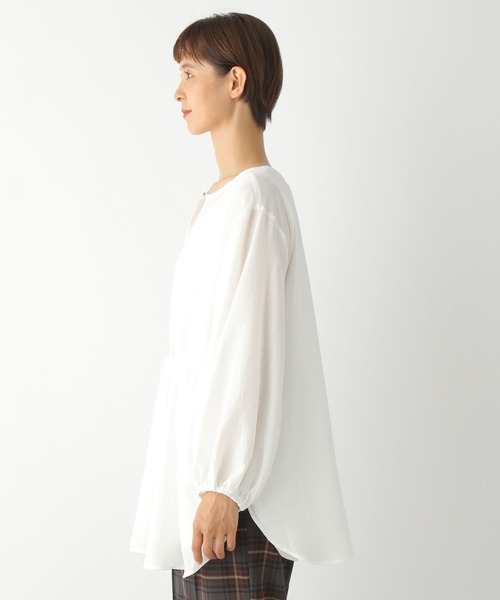 LEPSIM（レプシィム）の「2ピースセット2WAYデザインブラウス2　123409（シャツ/ブラウス・レディース・ブラック/ブラウン/オフホワイト・FREE）」の6枚目の写真