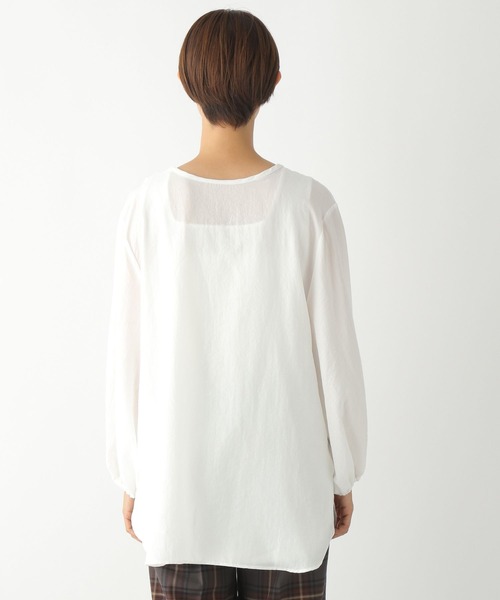 LEPSIM（レプシィム）の「2ピースセット2WAYデザインブラウス2　123409（シャツ/ブラウス・レディース・ブラック/ブラウン/オフホワイト・FREE）」の7枚目の写真