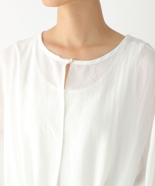 LEPSIM（レプシィム）の「2ピースセット2WAYデザインブラウス2　123409（シャツ/ブラウス・レディース・ブラック/ブラウン/オフホワイト・FREE）」の8枚目の写真