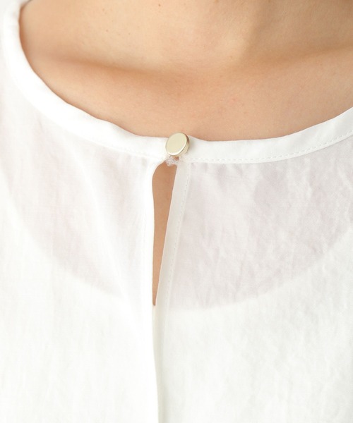 LEPSIM（レプシィム）の「2ピースセット2WAYデザインブラウス2　123409（シャツ/ブラウス・レディース・ブラック/ブラウン/オフホワイト・FREE）」の9枚目の写真