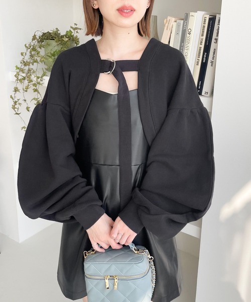 Heather（ヘザー）の「スウェットボレロカーディガン 162784