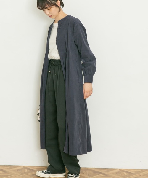 UR Lab.（アーバンリサーチラボ）の「コーデュロイタックワンピース（ワンピース・レディース・ベージュ系その他/ネイビー/パープル・FREE）」の6枚目の写真