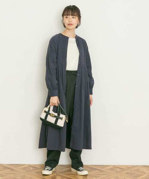 UR Lab.（アーバンリサーチラボ）の「コーデュロイタックワンピース（ワンピース・レディース・ベージュ系その他/ネイビー/パープル・FREE）」の7枚目の写真