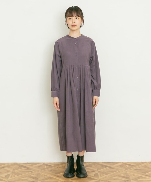 UR Lab.（アーバンリサーチラボ）の「コーデュロイタックワンピース（ワンピース・レディース・ベージュ系その他/ネイビー/パープル・FREE）」の15枚目の写真
