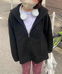 CPCM | ハーフジップニットプルオーバー(ニット/セーター)