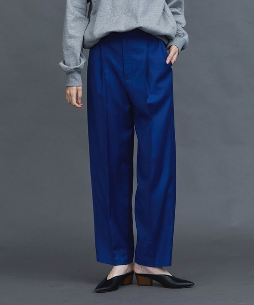 N.O.R.C(ノーク)の「ワンタックストレートパンツ(その他パンツ・レディース・ピンク/ブラック/ベージュ/ブルー/オレンジ・S/L/M)」の3枚目の写真