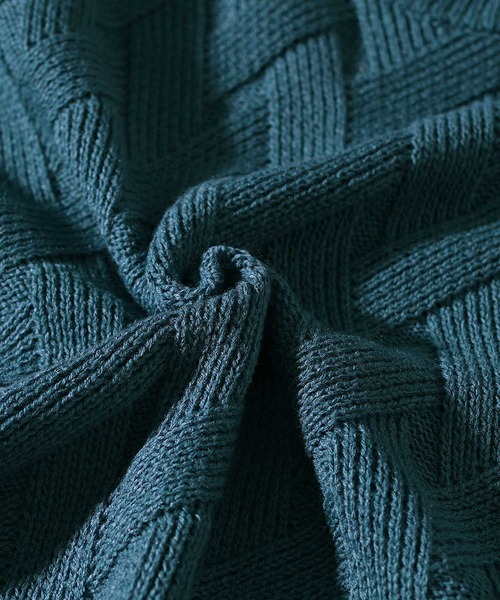 JOKER（ジョーカー）の「【SOMEDIFF】変わり編み長袖ケーブルニットセーター メンズ クルーネックニット タイト モックネックニット セーター リブ タイト 春服（ニット/セーター・メンズ・ブラック系その他/ブルー系その他/ホワイト/ブラック/ブラウン/ブルー/ホワイト系その他/ブラウン系その他/オレンジ系その他/オレンジ/ダークグリーン・M/XL/L）」の16枚目の写真