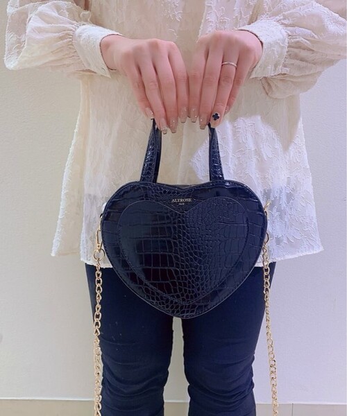 Ober Tashe(オーバータッシェ)の「ミエル2WAYBAG(ショルダーバッグ・レディース・ホワイト/ブラック/ピンク系・FREE)」の4枚目の写真