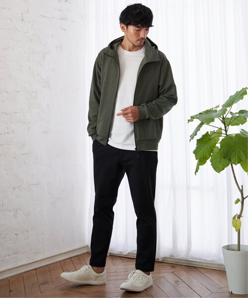 ikka（イッカ）の「テックストレッチジップパーカー（パーカー・メンズ・ブラック/スモークグレー/オリーブ/ネイビー・S/M/L/XL）」の20枚目の写真