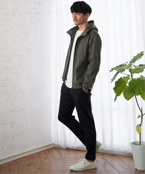 ikka（イッカ）の「テックストレッチジップパーカー（パーカー・メンズ・ブラック/スモークグレー/オリーブ/ネイビー・S/M/L/XL）」の21枚目の写真