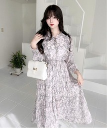 TITTY&CO. | 【TITTY&CO.】トワルドジュイ長袖ミディワンピース(ワンピース)