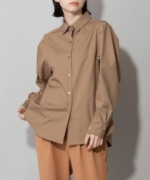 Munich | コンフォートベーシックツイルタックスリーブシャツ(シャツ/ブラウス)