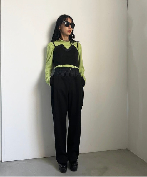 Ameri（アメリ）の「WAVE LINE SHORT BUSTIER（その他トップス