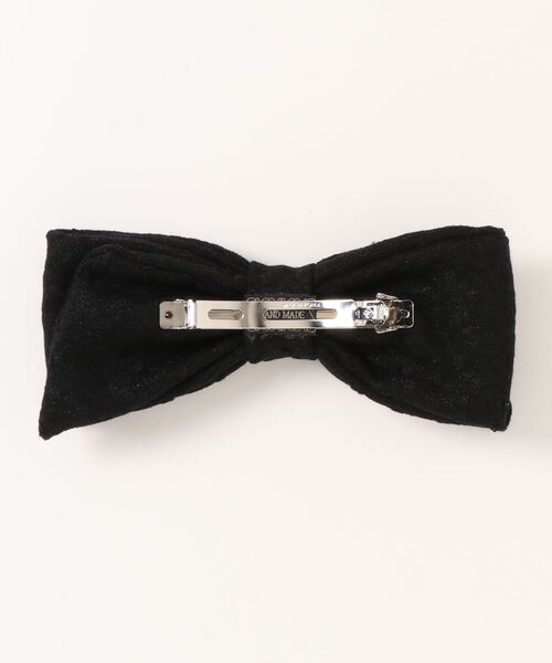 PAIN（ペイン）の「ツイードリボンバレッタ（バレッタ/ヘアクリップ・レディース・ホワイト/ブラック・FREE）」の10枚目の写真