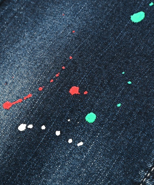 LUXSTYLE(ラグスタイル)の「ペンキリペアダメージスキニーデニムパンツ(デニムパンツ・メンズ・ブルー/インディゴブルー・M/L/S)」の20枚目の写真