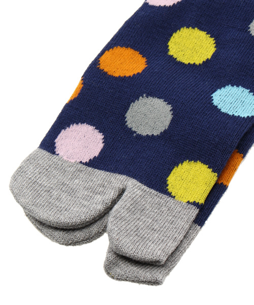 カヤ（カヤ）の「【カヤ】たまちび足袋16cm（ソックス/靴下・キッズ・ブラック/ブルー/パープル/グレー/ネイビー・FREE）」の6枚目の写真