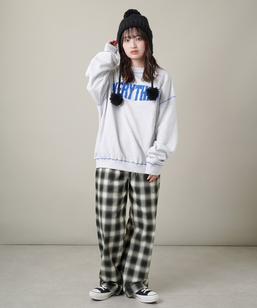 SPINNS（スピンズ）の「オンブレチェック ジョガーパンツ（その他パンツ・レディース・グリーン/ブラック/ブラウン・ONESIZE）」の14枚目の写真