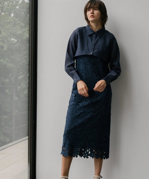 WILLFULLY（ウィルフリー）の「sheer shirt layered no sleeve