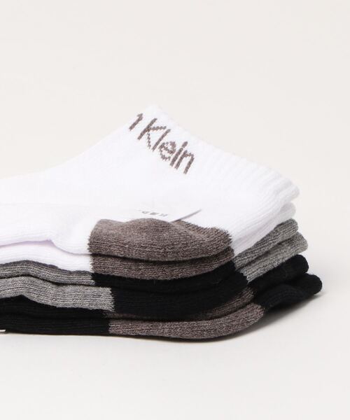 Calvin Klein(カルバン・クライン)の「【3足セット】Calvin Klein メンズ 抗菌防臭 足底パイル アーチサポート スニーカーソックス 92572501(ソックス/靴下・メンズ・ブラック/マルチ・25-27CM)」の10枚目の写真