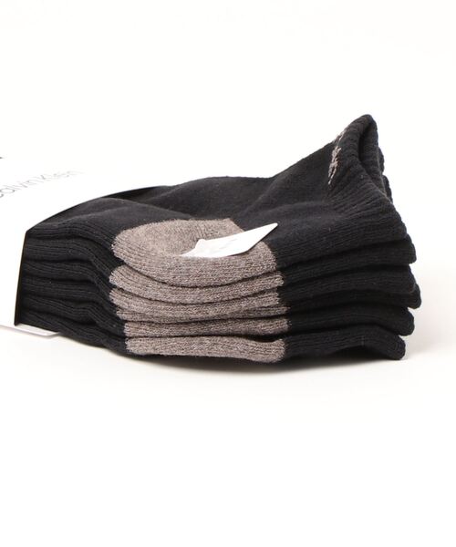 Calvin Klein(カルバン・クライン)の「【3足セット】Calvin Klein メンズ 抗菌防臭 足底パイル アーチサポート スニーカーソックス 92572501(ソックス/靴下・メンズ・ブラック/マルチ・25-27CM)」の11枚目の写真