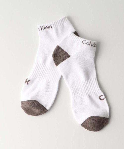 Calvin Klein(カルバン・クライン)の「【3足セット】Calvin Klein メンズ 抗菌防臭 足底パイル アーチサポート スニーカーソックス 92572501(ソックス/靴下・メンズ・ブラック/マルチ・25-27CM)」の5枚目の写真