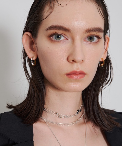 loni(ロニ)の「Vine bicolor pierce (マルチウェイ・バイカラーピアス)/両耳用(ピアス(両耳用)・レディース・その他・FREE)」の12枚目の写真