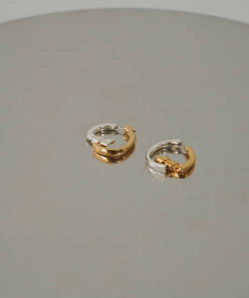 loni(ロニ)の「Vine bicolor pierce (マルチウェイ・バイカラーピアス)/両耳用(ピアス(両耳用)・レディース・その他・FREE)」の10枚目の写真