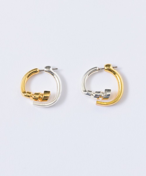 loni(ロニ)の「Vine bicolor pierce (マルチウェイ・バイカラーピアス)/両耳用(ピアス(両耳用)・レディース・その他・FREE)」の17枚目の写真