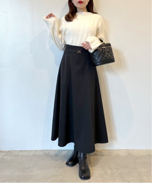 OLIVE des OLIVE(オリーブデオリーブ)の「ウエストビットフレアスカート(スカート・レディース・チェック/スミクロ/ブラック・FREE)」の16枚目の写真