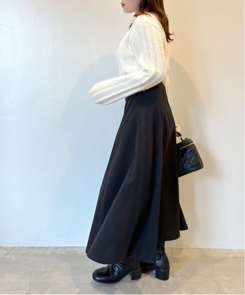 OLIVE des OLIVE(オリーブデオリーブ)の「ウエストビットフレアスカート(スカート・レディース・チェック/スミクロ/ブラック・FREE)」の12枚目の写真