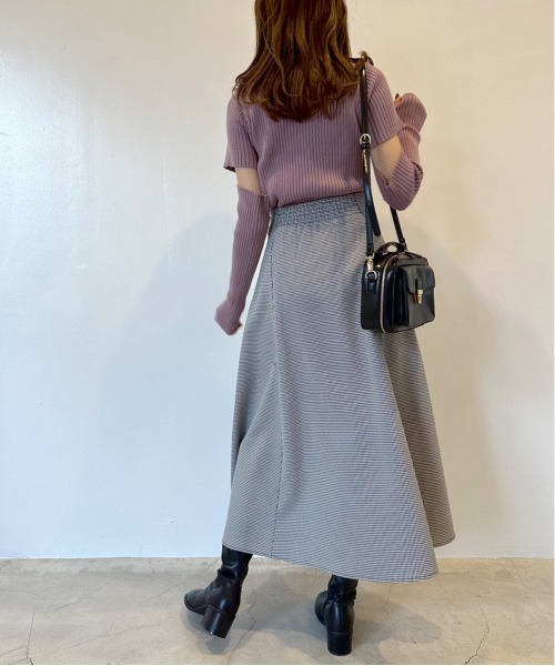 OLIVE des OLIVE(オリーブデオリーブ)の「ウエストビットフレアスカート(スカート・レディース・チェック/スミクロ/ブラック・FREE)」の17枚目の写真