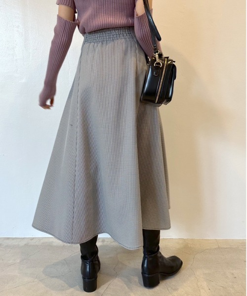 OLIVE des OLIVE(オリーブデオリーブ)の「ウエストビットフレアスカート(スカート・レディース・チェック/スミクロ/ブラック・FREE)」の21枚目の写真