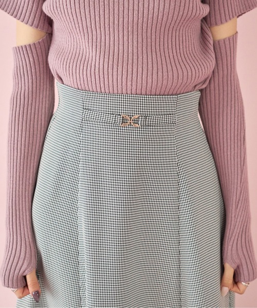 OLIVE des OLIVE(オリーブデオリーブ)の「ウエストビットフレアスカート(スカート・レディース・チェック/スミクロ/ブラック・FREE)」の11枚目の写真