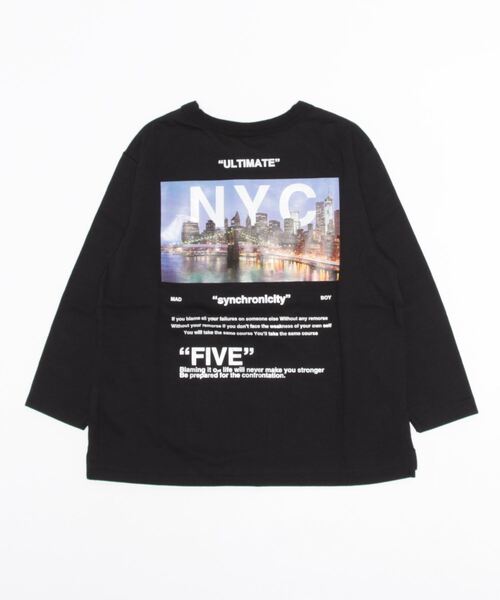 FARM(ファーム)の「ニューヨークロンT(Tシャツ/カットソー・キッズ・ブラック/ベージュ/パープル・130cm/150cm/160cm/120cm/140cm)」の4枚目の写真