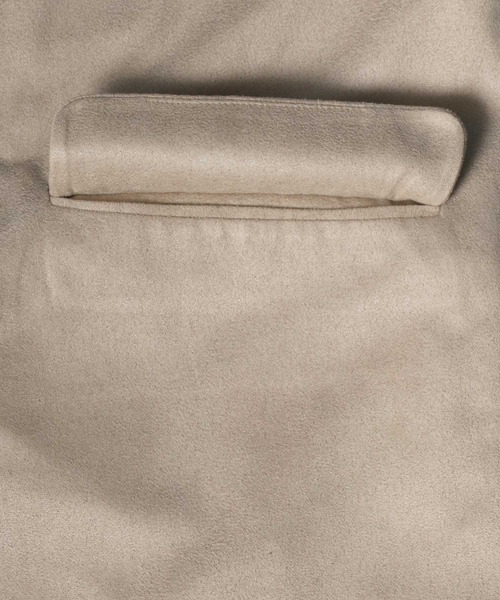 ANPAS(アンパス)の「Eco Suede Oversize No Collar Gilet/エコスウェード オーバーサイズ ノーカラー ジレベスト(ベスト・メンズ・ブラウン/ブラック/グレイッシュベージュ・M/L)」の10枚目の写真
