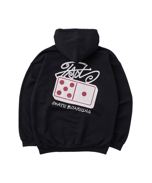 WHO'S WHO gallery（フーズフーギャラリー）の「COOPER FACTドミノスウェットパーカー（パーカー・レディース・アッシュグレー/チャコールグレー/ブラック/レッド/パープル/ホワイト/ピンク・FREE）」の17枚目の写真