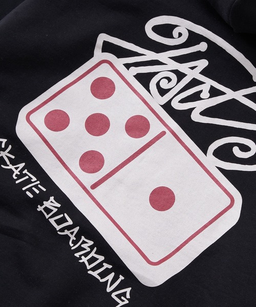 WHO'S WHO gallery（フーズフーギャラリー）の「COOPER FACTドミノスウェットパーカー（パーカー・レディース・アッシュグレー/チャコールグレー/ブラック/レッド/パープル/ホワイト/ピンク・FREE）」の16枚目の写真