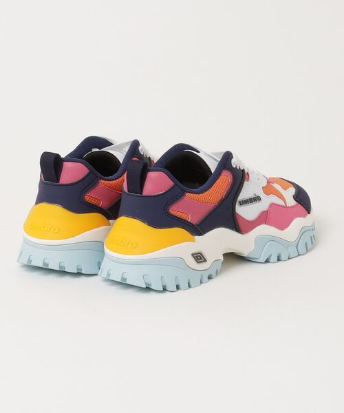 UMBRO(アンブロ)の「UMBRO BUMPY-X (オレンジ/ピンク/ホワイト)(スニーカー・メンズ・オレンジ・23.0cm/24.0cm)」の2枚目の写真