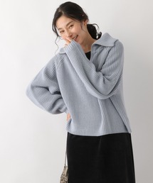 LEPSIM | 5ゲージジップアップニット　178242(ニット/セーター)