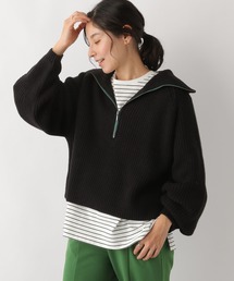 LEPSIM | 5ゲージジップアップニット　178242(ニット/セーター)