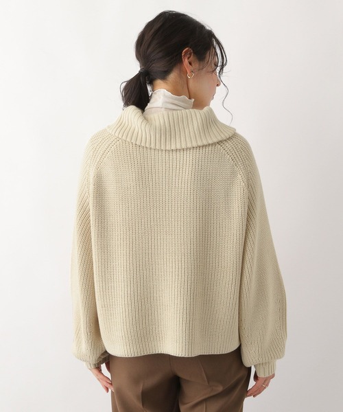 eaphi ウェーブニット LEPSIM（レプシィム）の「5ゲージジップアップニット 178242（ニット