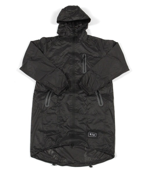 BAYFLOW(ベイフロー)の「【KiU】RAIN ZIP UP(レインコート/ポンチョ・レディース・ブラック/カーキ・0)」の1枚目の写真