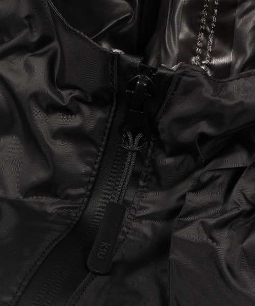 BAYFLOW(ベイフロー)の「【KiU】RAIN ZIP UP(レインコート/ポンチョ・レディース・ブラック/カーキ・0)」の5枚目の写真