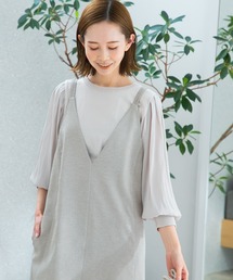 『一部WEB/一部店舗限定カラー』3WAYドッキングシアースリーブニット