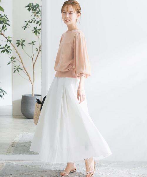 URBAN RESEARCH ROSSO（アーバンリサーチロッソ）の「『一部WEB/一部店舗限定カラー』3WAYドッキングシアースリーブニット（ニット/セーター・レディース・チャコールグレー/イエロー系その他/グレー系その他/オレンジ系その他・FREE）」の20枚目の写真