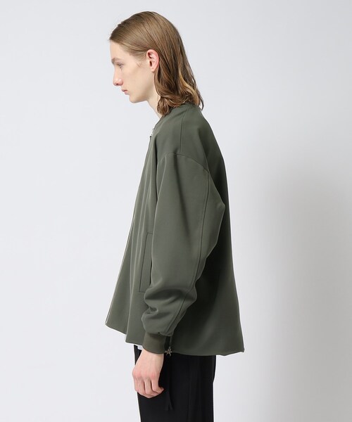 tk.TAKEO KIKUCHI（ティーケータケオキクチ）の「◆オーバーサイズリブブルゾン（ブルゾン・メンズ・ブラック/モスグリーン/ブラック系3・02/03）」の16枚目の写真